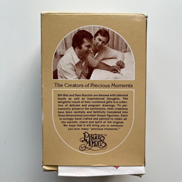 Precious Moments Dropping in for Christmas Ornament 1982 Vintage E-2369 - Picture 4 of 12